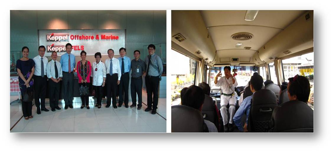 Singapore visit of PEZA Director General2