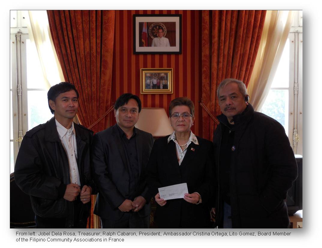 Paris donation from Filcom