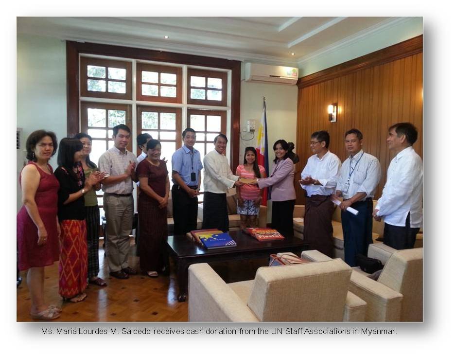 yangon Donation for Yolanda