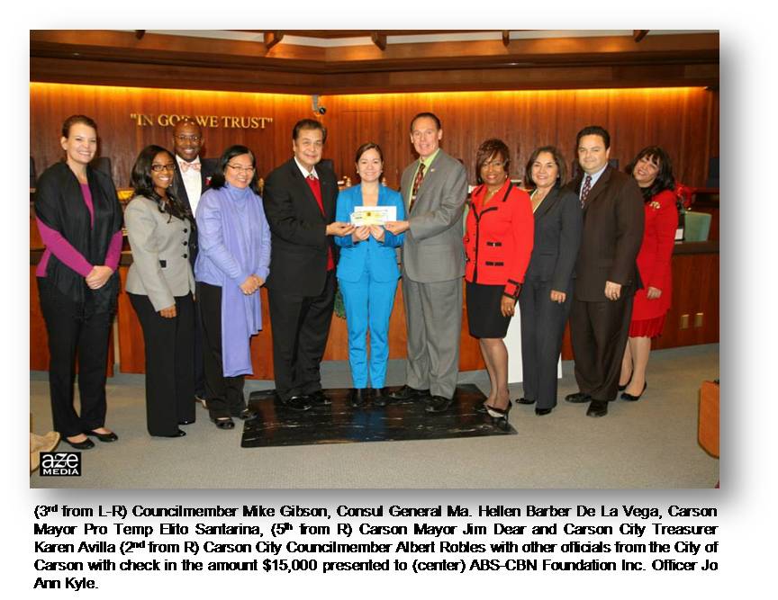 LA Carson City Donation