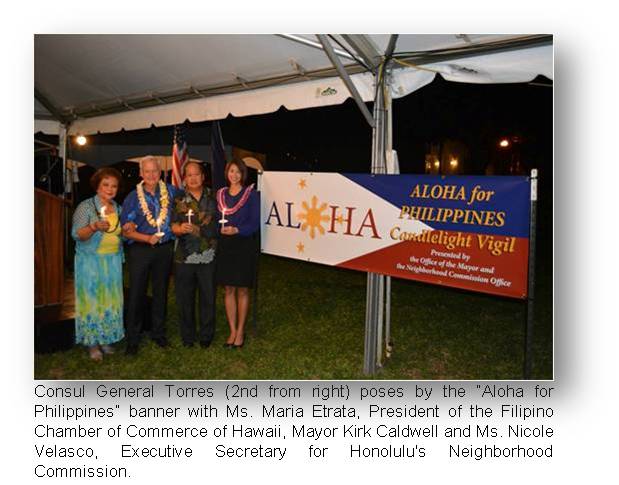 Honolulu  several activtities for the typhoon victims2