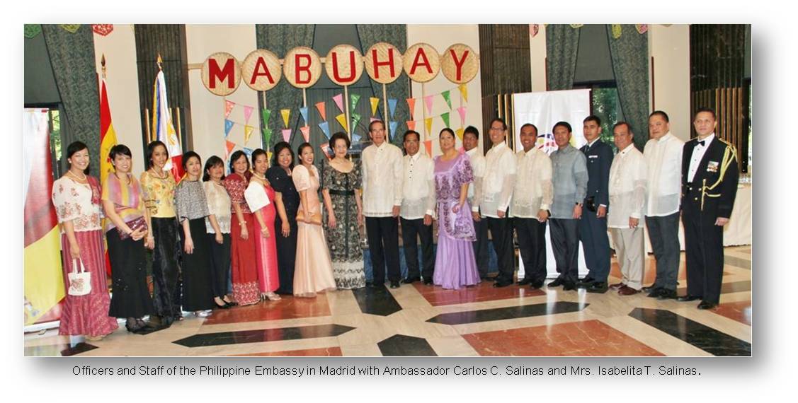 Madrid independence day reception with Sen Angara