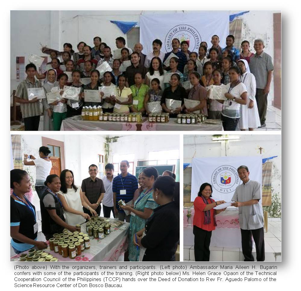 Dili-Training workshop on food processing