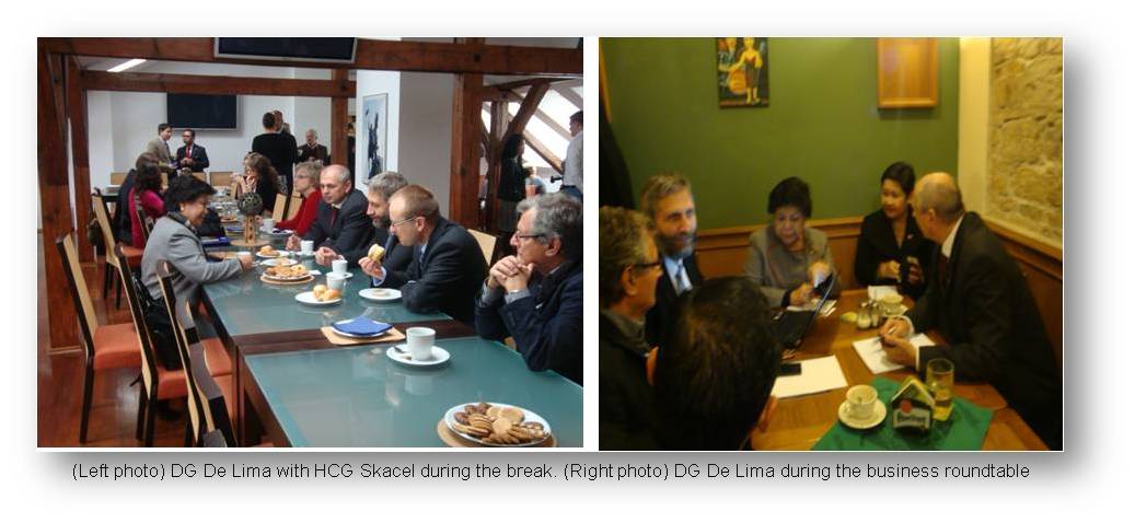 Prague  visit of DG de Lima2