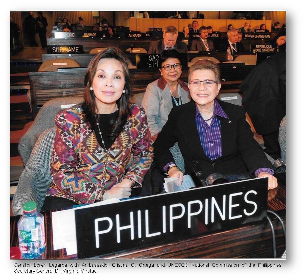 PAris  Senator Legarda at UNESCO conference1