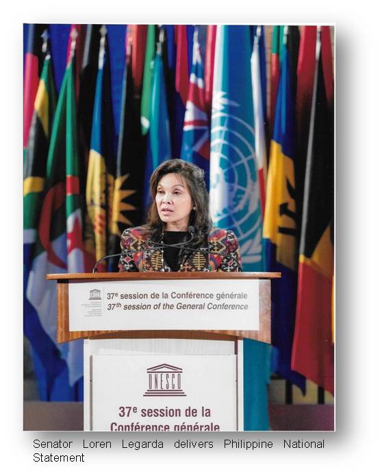 PAris  Senator Legarda at UNESCO conference2