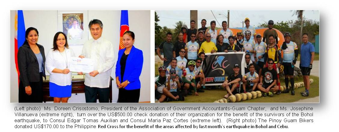 Agana  donation for Typhoon Yolanda2