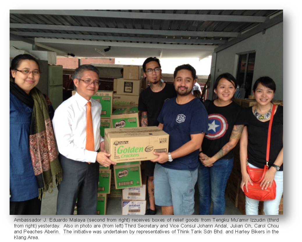 Kl  expression of gratitude for assisatnce from Malaysian government