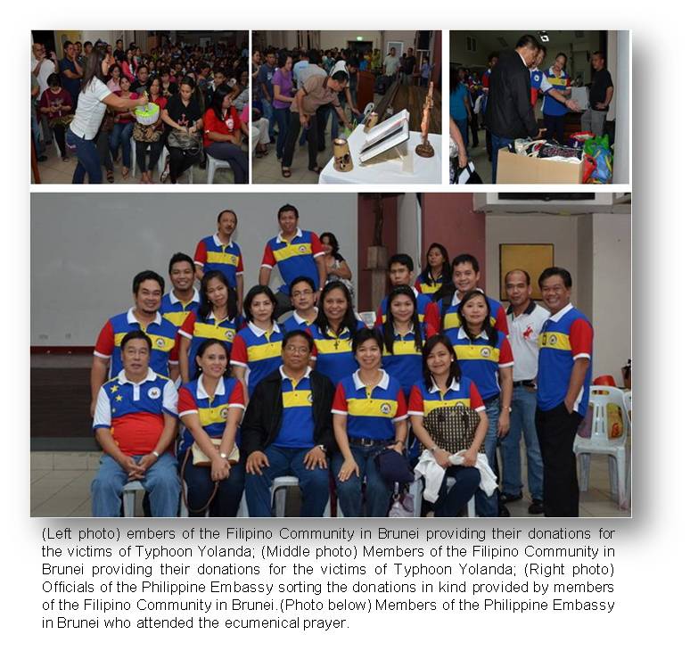 Brunei filipino community ecumenical prayer for typhoon victims2