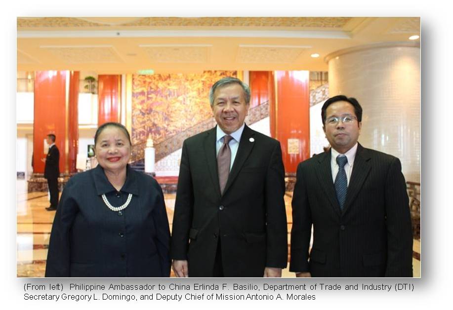 Beijing visit of DTI secretary