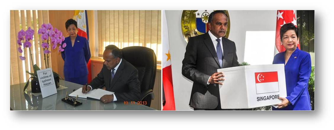 Singapore visit of FM Shanmugam signs book of condolence1