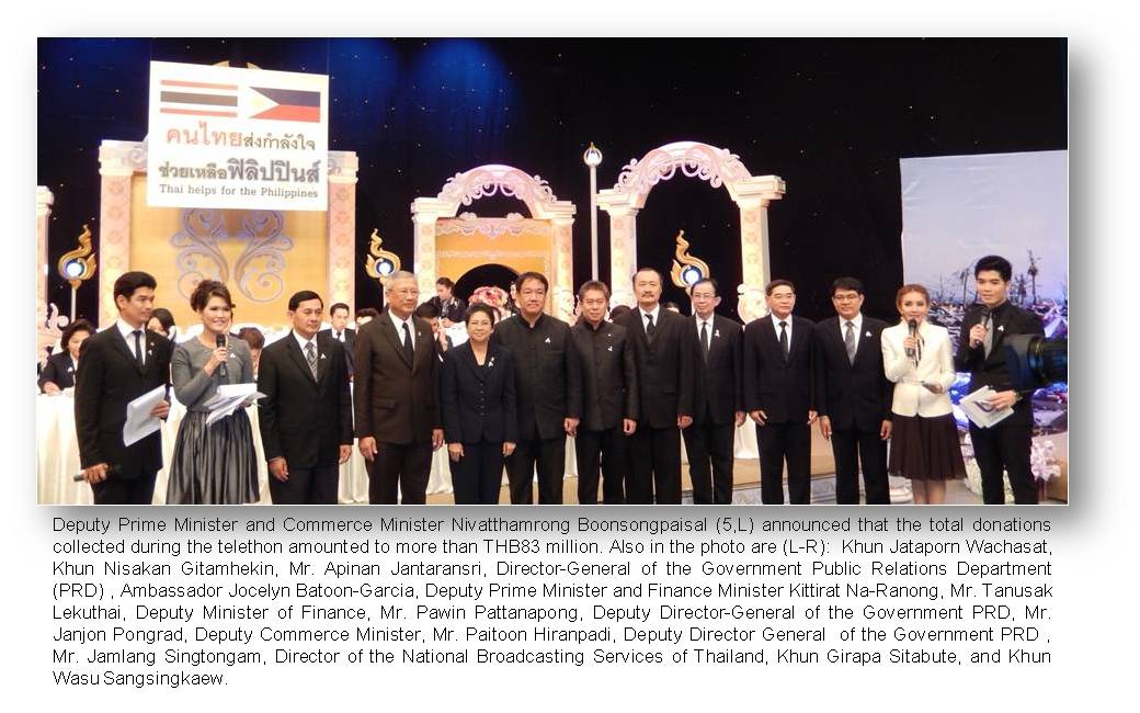 Bangkok telethone for typhoon yolanda3
