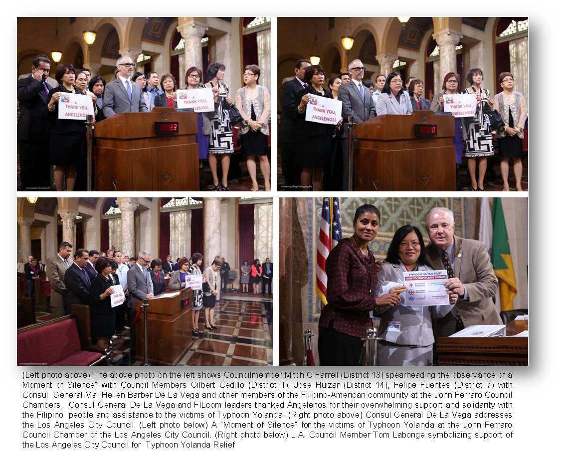 LA moment of silence for typhoon victims1