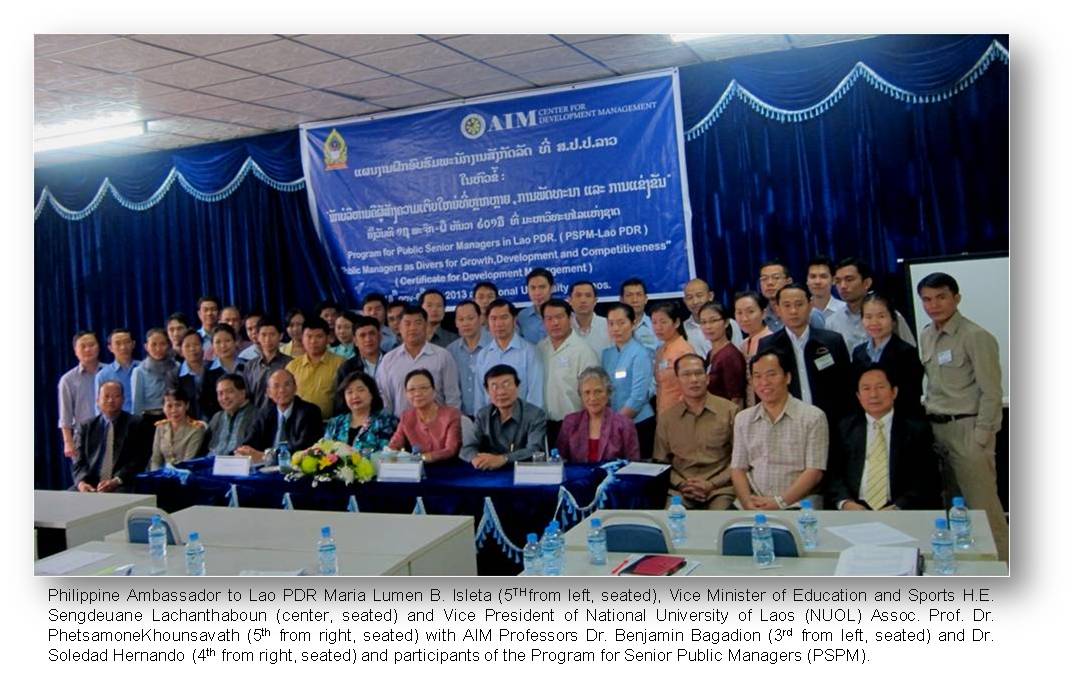 Vientiane Senior public managers program