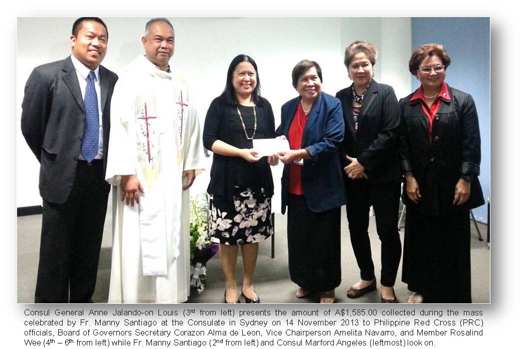 Sydney donation from Filcom in South Wales1