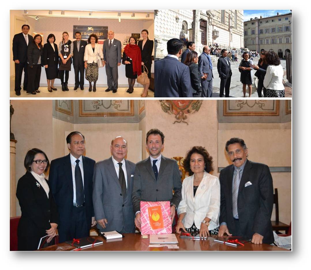 Rome ASEAN visit to Perugia1