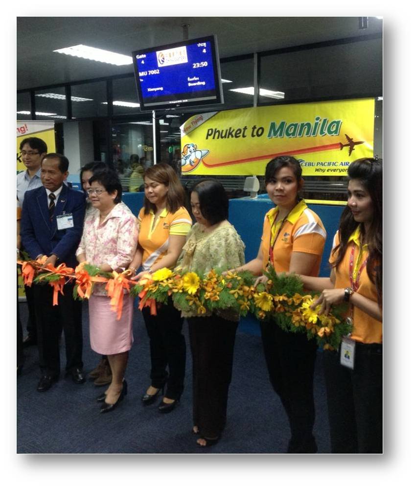 Bangkok- cebu pacific flight thrice weekly