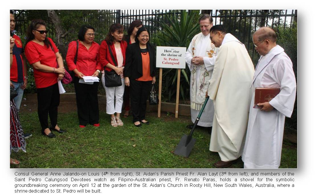 Sydney Shrine of Calungsod to rise in Sydney