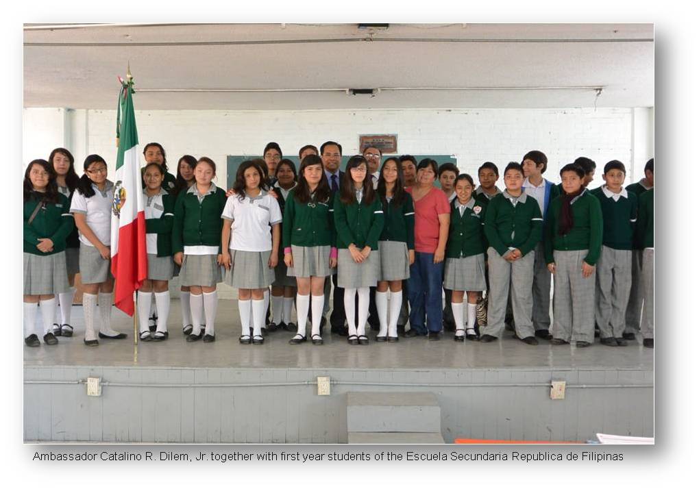 Mexico visit to Escuela Secundaria