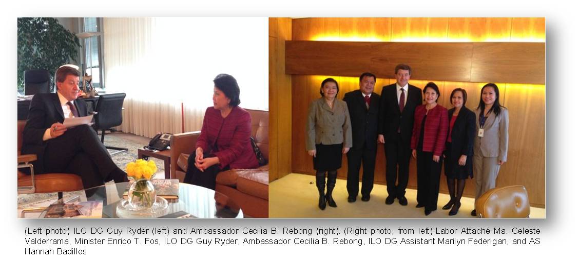 Geneva  meeting with Director of ILO2