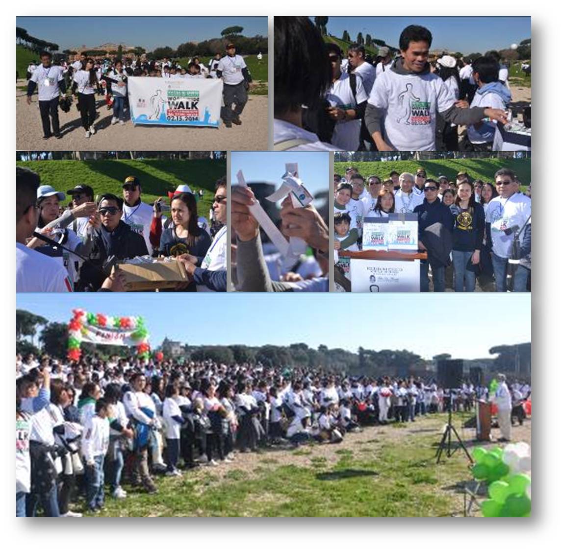 Rome  INC world wide walk for charity1