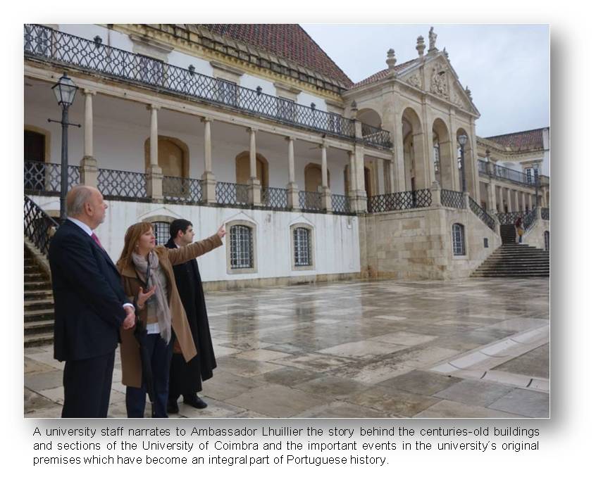 Lisbon visit to the oldets university2