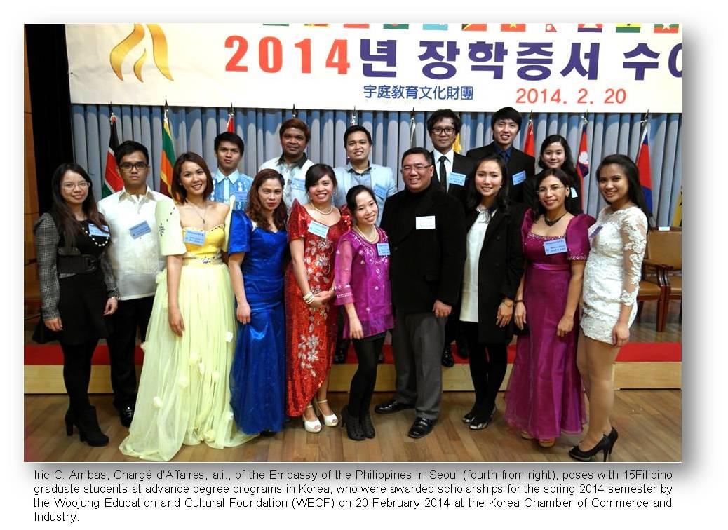 Seoul Filipino scholars