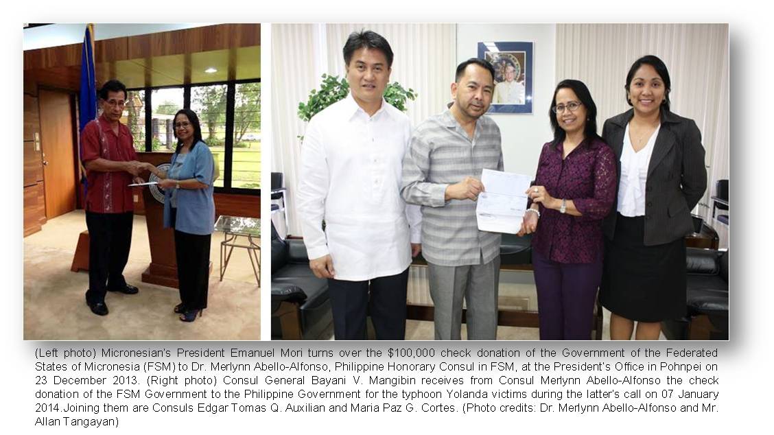 Agana  FSM donation