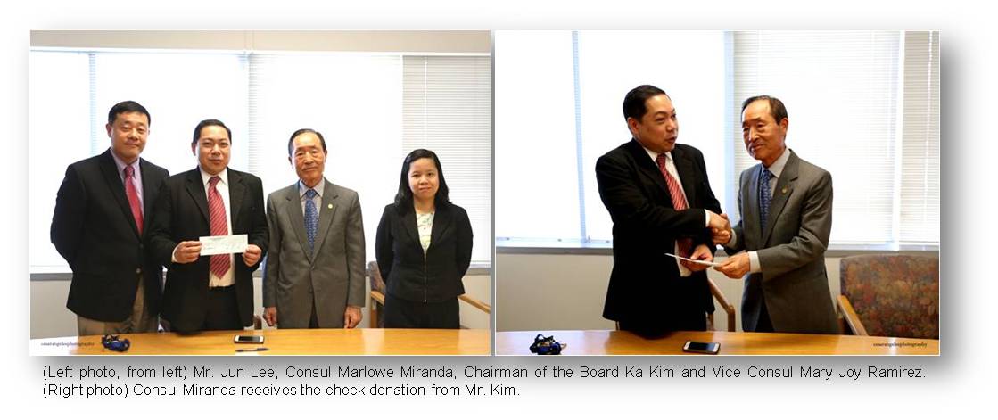 LA- donation from Koreans