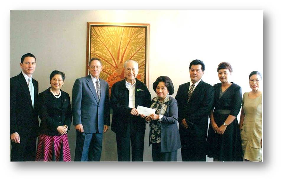Bangkok Sukosol donation for typhoon victims