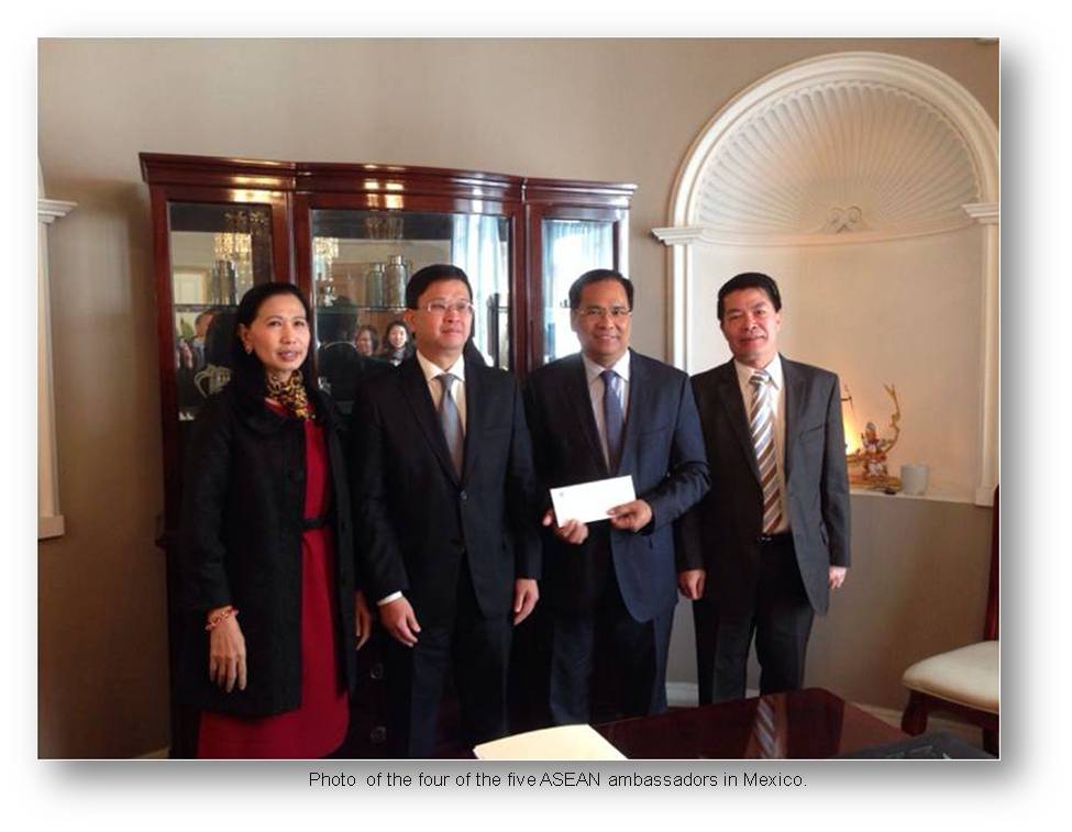 Mexico  ASEAN Committee in Mexico donation2