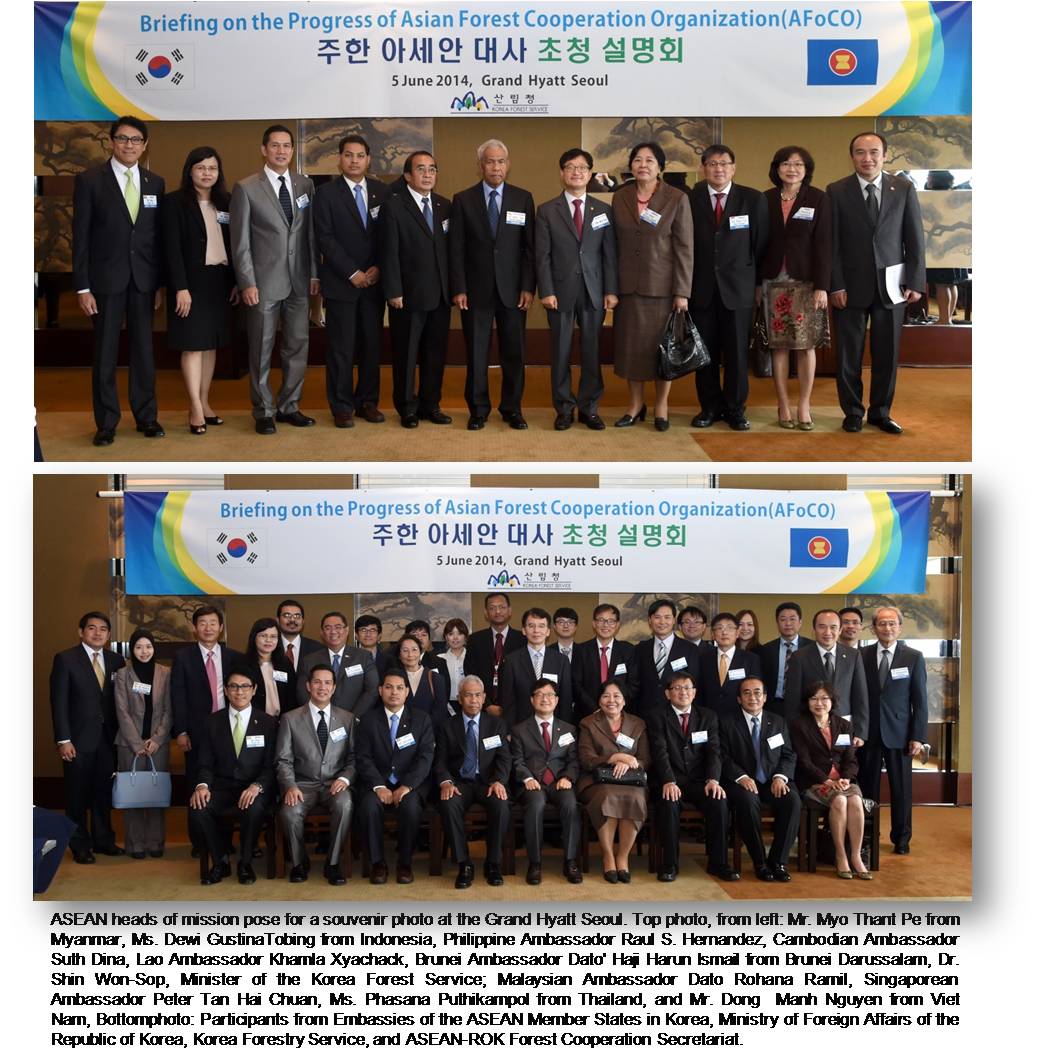 Seoul ASEAN envoys on Forestry Cooperation