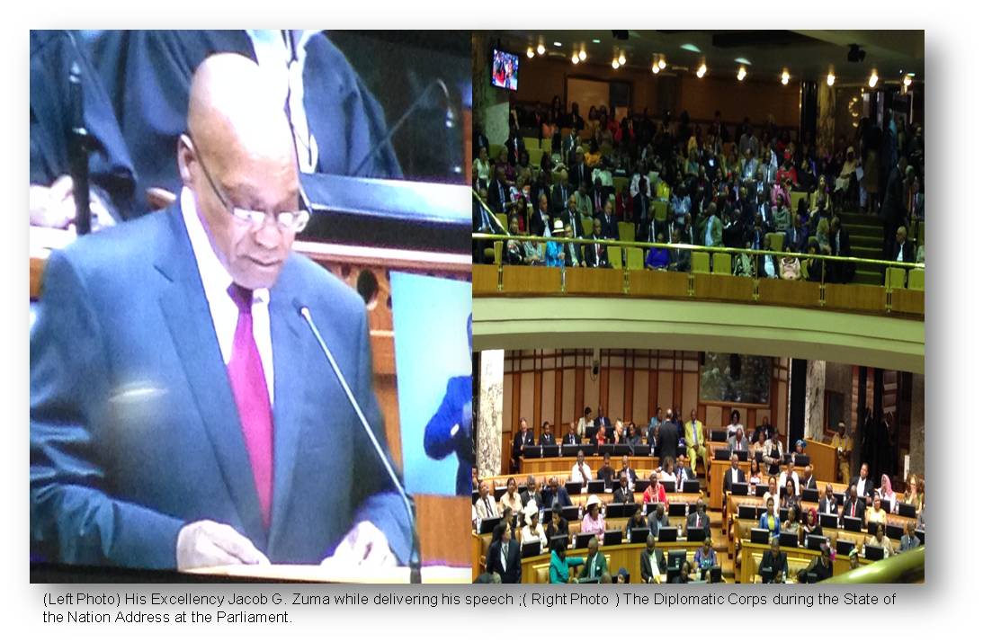 Pretoria  SA President SONA1