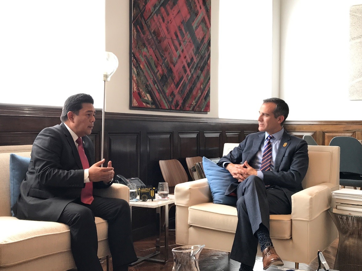 Los Angeles PCG calls on LA Mayor Garcetti
