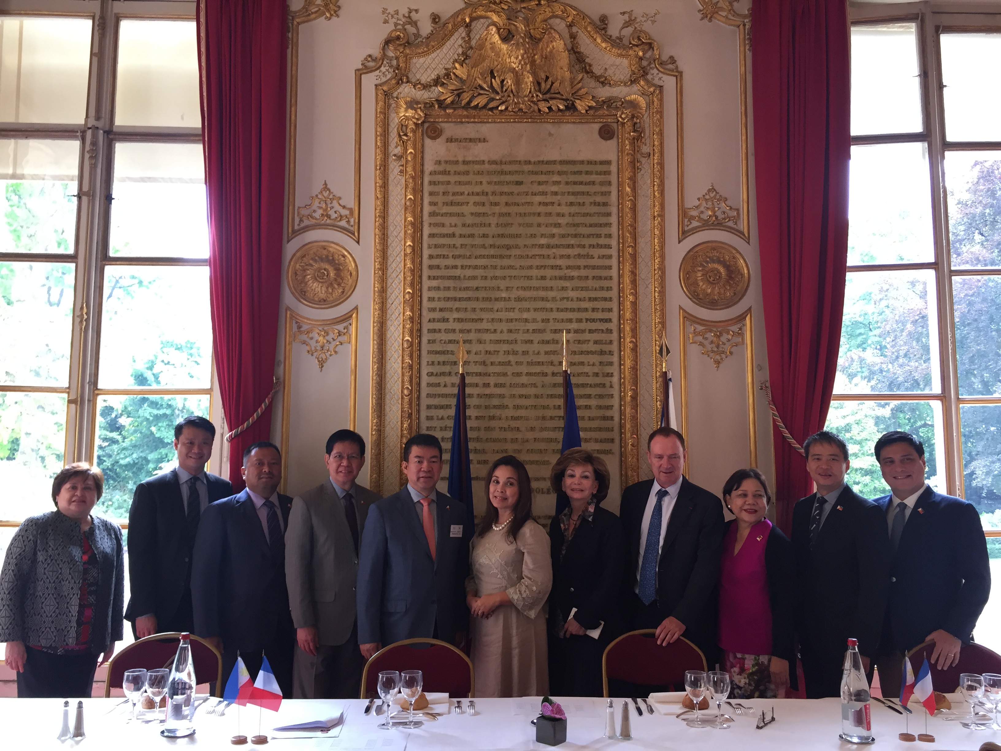 Paris Senate PH France Relations 2