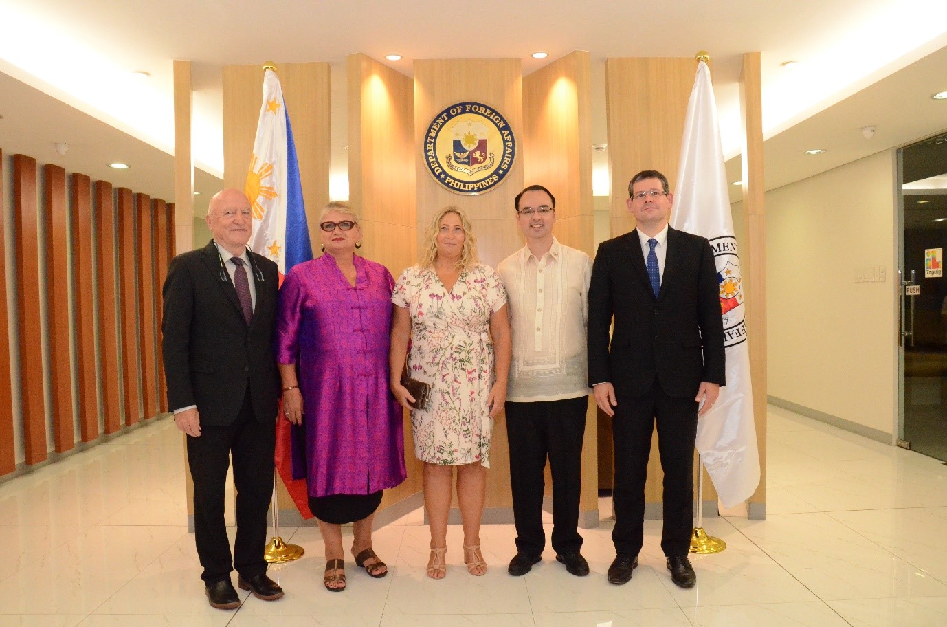 DFA OEA Phl Secretary Of Foreign Affairs Alan Cayetano with European Parliament Subcommittee On Human Rights