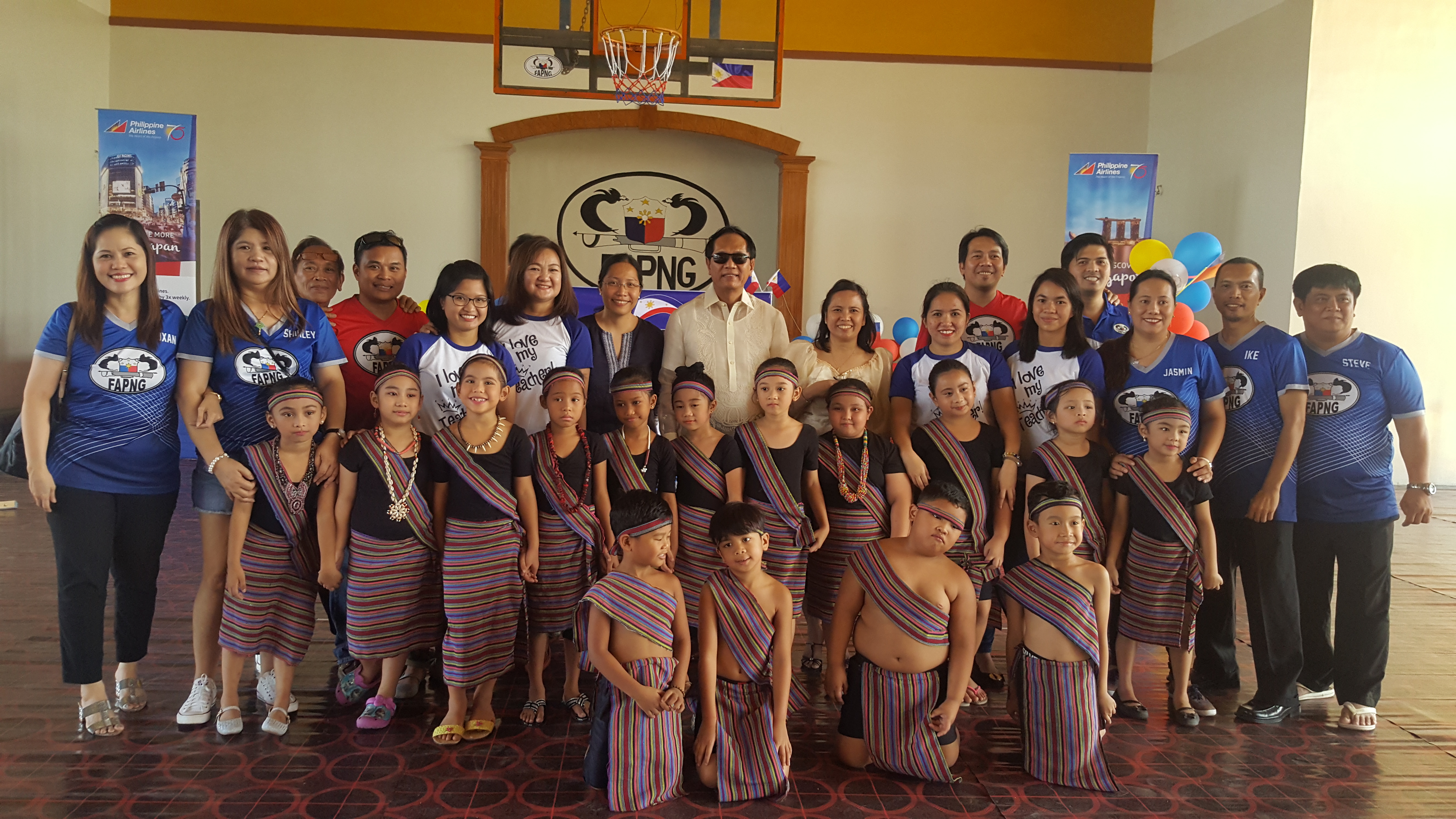 Port Moresby PE Photo 1 with children and FAPNG