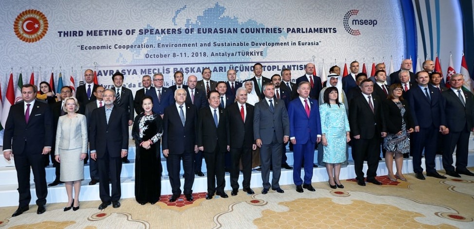 Ankara Meeting Speakers of Eurasian Parliaments