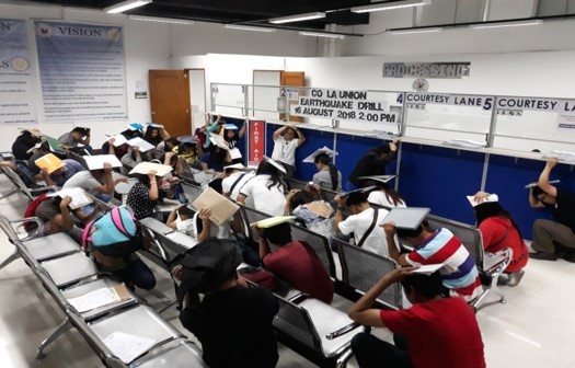 La Union Earthquake drill 2