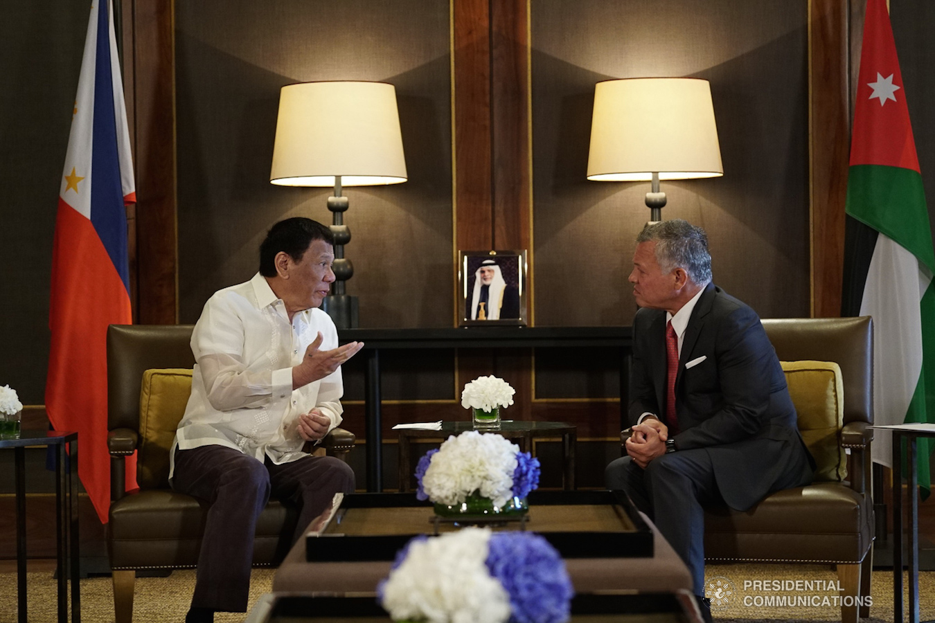PRRD and King of Jordan 1 PCOO