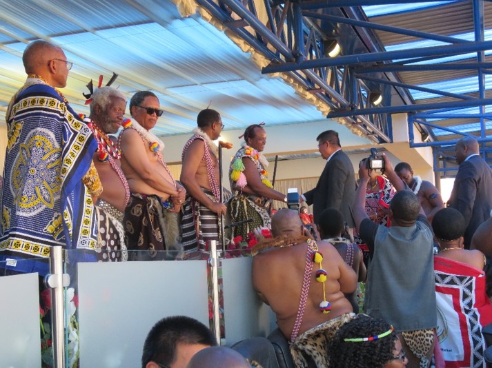 Pretoria PE Ambassador Celebrates the Ceremony with King Mswati III 01