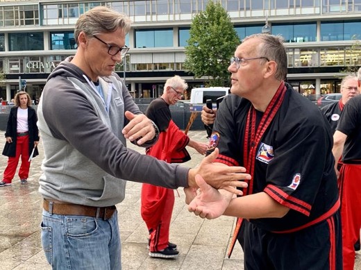 Berlin PE Germans Showcase Arnis Skills 02