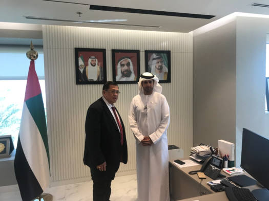 Mama o Meets with UAE Labor Official 1