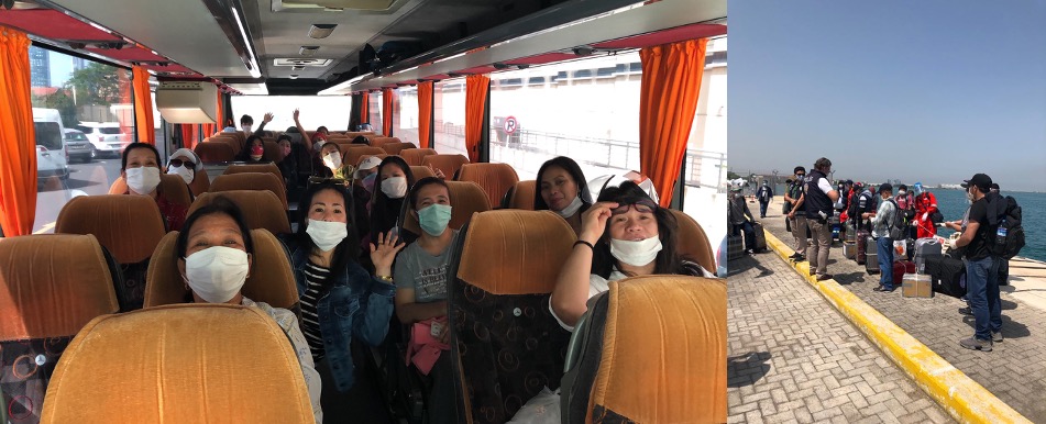Repatriate 128 Filipinos in Special Flight 1