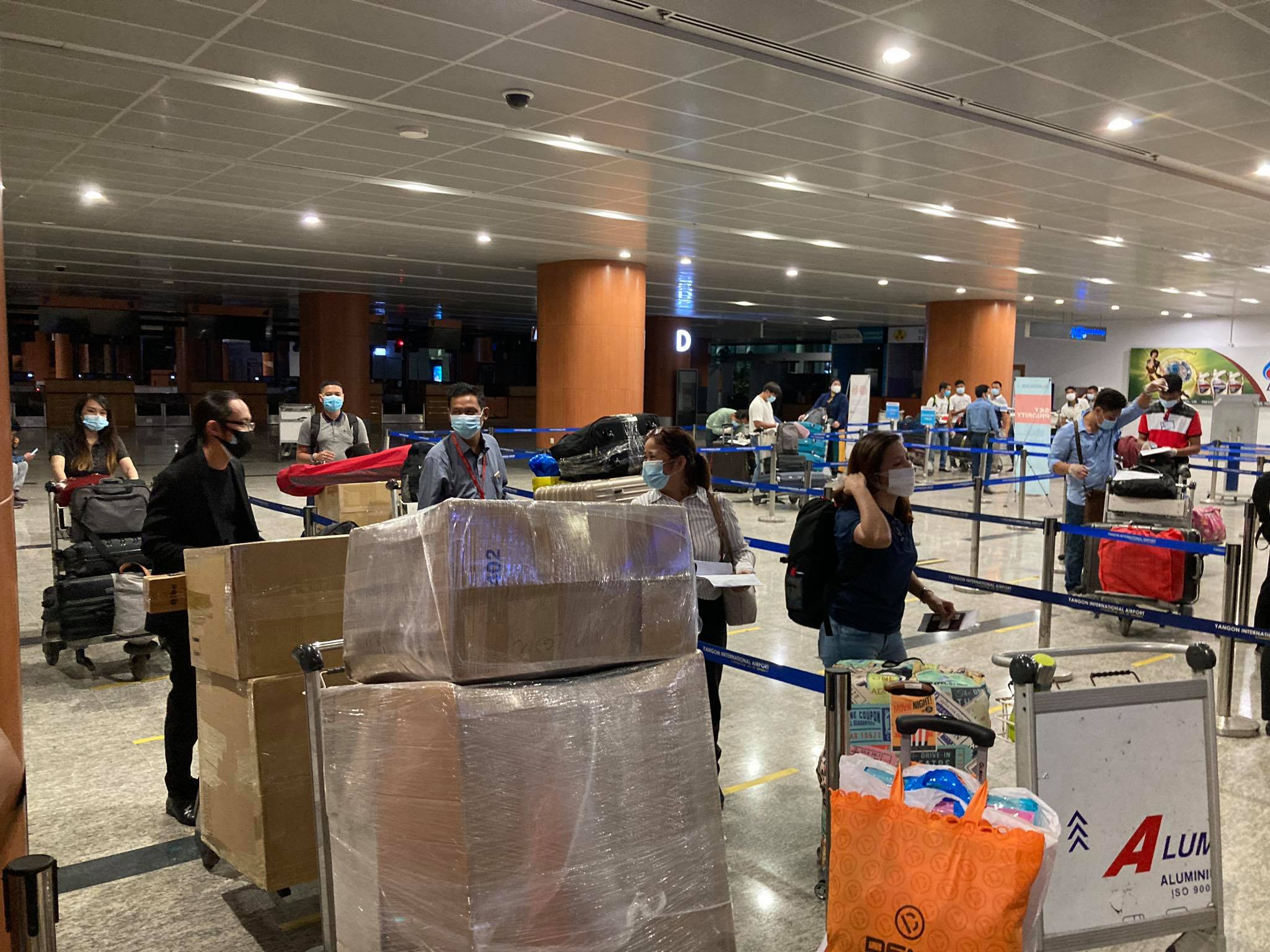 8 Filipinos Join Special Relief Flight 1