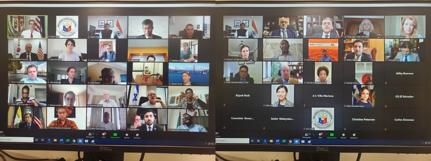 Virtual Briefing by Los Angeles Mayor 1