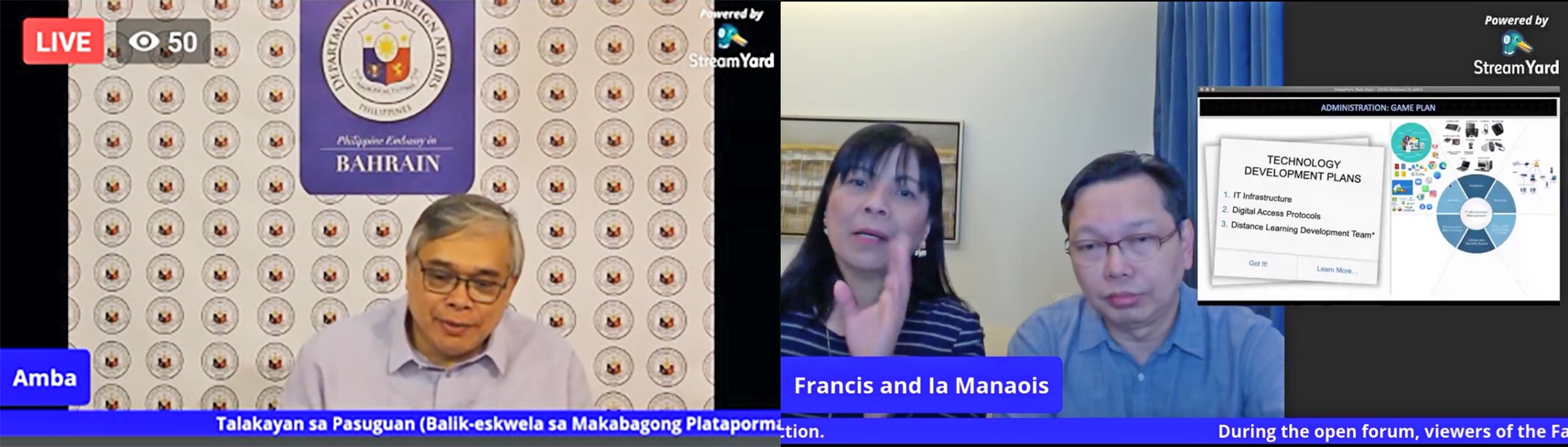 Collage Manama Holds Virtual Forum on Online Learning 1