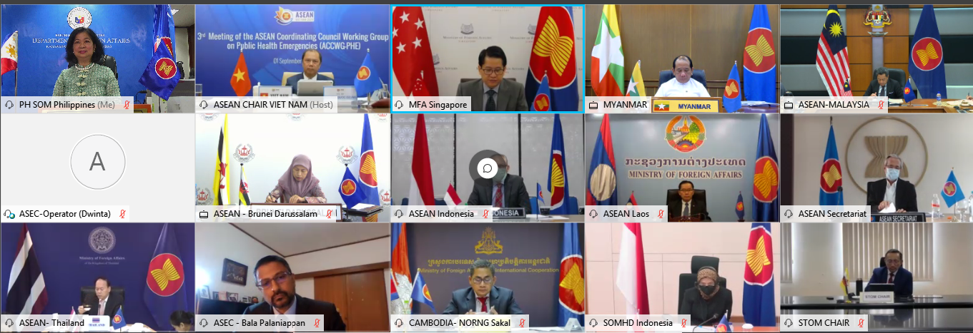 ASEAN Coordinating Council Working Group on Public Health Emergencies 1