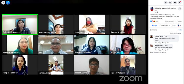 Brunei Holds Mental and Emotional Health Webinar 3