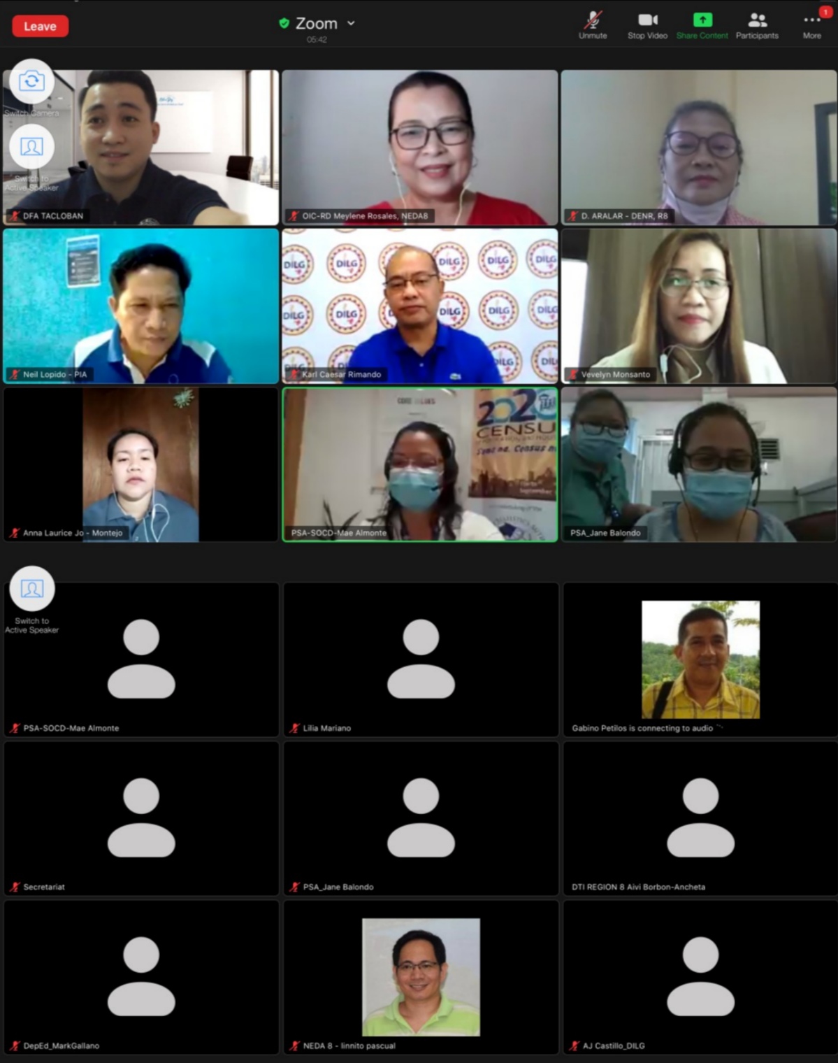 Tacloban Regional Census Coordinating Board 2